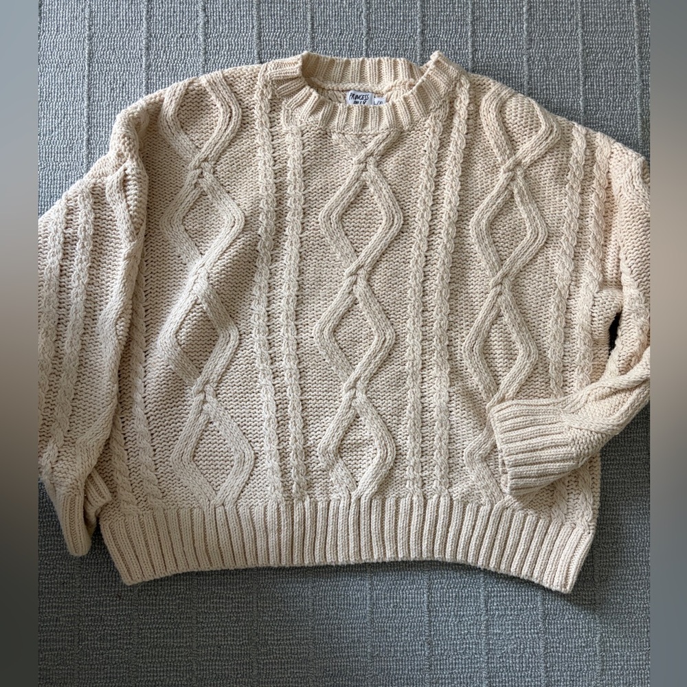 Princess Polly Cable Knit Sweater